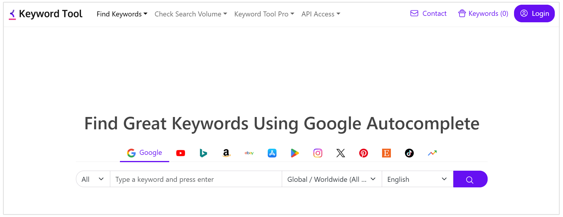 Keyword-Tool
